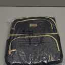 Weitars Lunch Bag for Women,Dual Compartment Lunch Box for Women Lunch Tote for Work,Insulated Leakproof Large Lunchbox Lunch Cooler for Adult for Men, Women, Lunchbag for Hiking,Picnic,Beach (Black)