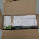 3 Pieces Wooden Decorative White Books, Rustic Farmhouse Faux Books for Coffee Table Shelves with Wood Bead Tassels and Leaves, 7'x 4.6'x 2.5' (Home, Sweet, Home)