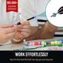 Micro Drill Bits Set with Pin Vise | Small Hand Drill - Pin Vise Hand Drill Manual, PCB Mini Bits for Resin Beads Polymer Clay | DYI Jewelry Making, set