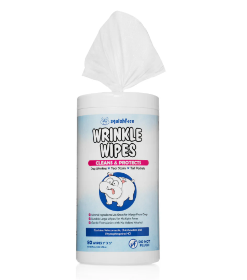 Squishface, Wrinkle Wipes, 80 Count