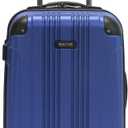 Kenneth Cole REACTION Out of Bounds Lightweight Hardshell 4-Wheel Spinner Luggage, Cobalt Blue, 20-Inch Carry On