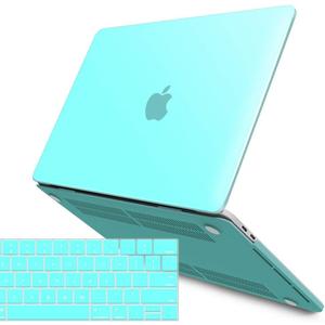 IBENZER Compatible with MacBook Pro 15 Inch Case 2019 2018 2017 2016 A1990 A1707, Plastic Hard Shell Case with Keyboard Cover for Mac Pro 15 Touch Bar, Turquoise, T15TBL+1A