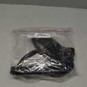 Skeleteen Faux Leather Black Whip - 6.5ft  Woven Costume Accessories Whips - 1 Piece