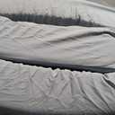 Memory Foam Camping Cot Mattress Pad, 3 Inch Thick Sleeping Pad with Waterproof Cover, Portable Roll up Cot Mattress Pad Mat for Travel Truck Bed Tent, Non-Slip Bottom, 72"24"3", Gray