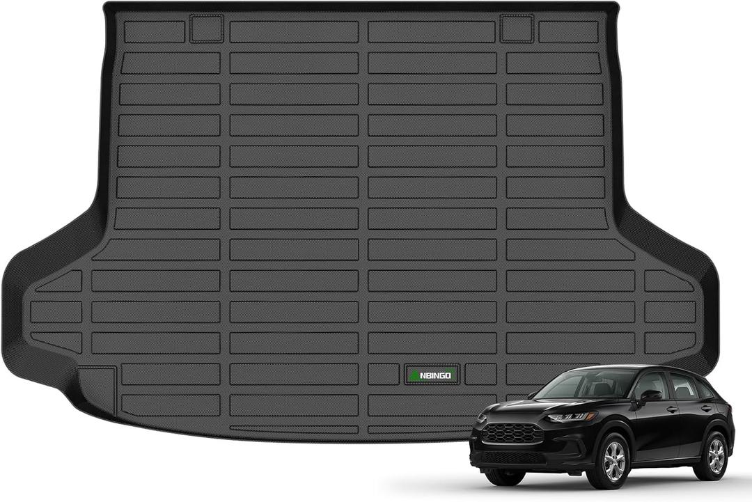 ANBINGO All Weather Cargo Liner for 2023-2026 Honda HR-V, Fits LX/Sport/EX-L FWD&AWD (Include w/o BSI Model) Custom Fit HRV Waterproof (Trunk Mat) - Black