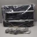 Folding Trolley for Moving, 330 lbs Heavy Duty Luggage,4 Wheel Foldable,Expandable Platform with Bungee Cord, Portable Moving Utility Carts Cart Utility Carts Trolley Cart, (Black, L)