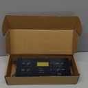 Upgraded 316419141 5304509493 Range Oven Electronic Control Board EOC, compatible with Electrolux Frigidaire Range Ovens, Replacement 316418200 316557100, with Black Overlay keypad faceplate included