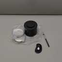 Nessus Reusable Kit for Nespresso Pods Vertuo, Reuse Old Coffee Pods for Nespresso Vertuo: 100 Pcs Aluminum Foil Seal Lid, Holder, Brush, Refillable Vertuo Plus Next Capsule Machine(No Pods Come) (Black)