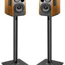 PERLESMITH Universal Floor Speaker Stands 26 Inch for Surround Sound, Klipsch, Sony, Edifier, Yamaha, Polk & Other Bookshelf Speakers Weight up to 22lbs - 1 Pair