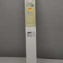 Cordless Light Filtering Mini Blind - 37 Inch Width, 64 Inch Length, 1" Slat Size - Pearl White - Cordless GII Morningstar Horizontal Windows Blinds for Interior by Achim Home Decor