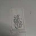 Compatible for iPhone 15 Cases with Design, Cute Transparent Phone Case for Women Girls Girly with Heavy Duty Protective Bumper (Clear Black Musical Notes)