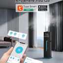 9L/2.4Gal Smart Cool Mist Humidifier, Top Fill Quiet Humidifier Large Room, Covers 550ft, App & Remote Control, 60H Runtime, 7 Colors Light, 4 Mist Modes Humidifiers for Bedroom, Office, Black