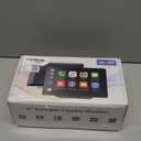 9" Portable Carplay Screen for Car Wireless CarPlay & Android Auto Carscreen wiht 5K Dash Cam & 1080p Backup Camera/Bluetooth/GPS/Voice Control/Mirror Link