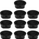 Car Rear Bumper Radar Hole Cover Plug, Dustproof & Waterproof Plastic Automotive Bumper Body Plug Covers, Flush Mount Auto Sensor Hole Cover, Universal Vehicle Exterior Accessory (10PCS)