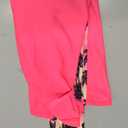 FOREYOND Plus Size Rash Guard Shirts for Women Long Sleeves UPF 50+ Sun Protection Loose Fit Swimming Tops Swimwear  (4X-Large Plus, Pink)