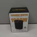 1000W Space Heater, Small Ceramic Space Heater with Thermostat, Mini Portable Electric Heater with Fast Safety Heat, Multiple Protection for Home Office Desk