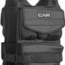 CAP Barbell Adjustable Weighted Vest | 80 lbs | Heavy-Duty Workout Vest with Removable Iron Weights for Strength Training, Cardio, Running, and Calisthenics