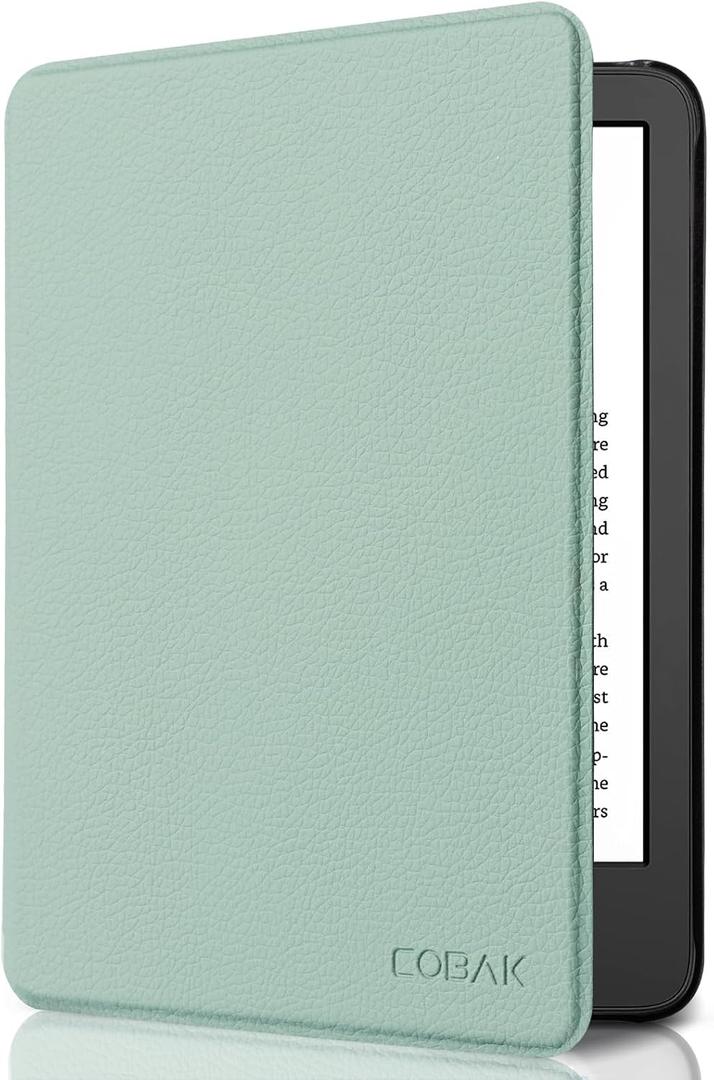 CoBak Case for All New 6 Inch Kindle 2024 and 2022 (11 Generation) - PU Leather Smart Cover, Auto Sleep and Wake, Premium Protective Case for Kindle Basic