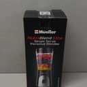 Mueller Personal Blender for Shakes and Smoothies with 15 Oz Travel Cup and Lid, Juices, Baby Food, Heavy-Duty Portable Blender & Food Processor, Grey