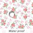 Oval Tablecloth 60x84 Inch, Pioneer Floral Design Rustic Tablecloth Classic French Country Printed Table Cover for Farmhouse Decoration, Suitable for Home, Kitchen, Indoor and Outdoor Dining Table