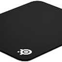 SteelSeries QcK Gaming Mouse Pad - Medium Thick Cloth - Peak Tracking and Stability - Black (11.2L x 12.6W inches)