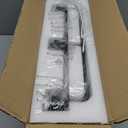 Mecgirn 3 Light Matte Black Vanity Lights for Bathroom, Bathroom Light Fixtures Over Mirror with Clear Glass Shade, Ceramic E26 Sockets Wall Mounted