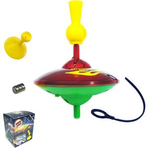 The Anti-Gravity Space Flying Saucer Gyroscope Has Various Ways af Playing and is a Gift aor Children to Play and Entertain (Light Version of Anti-Gravity Space UFO gyro Fire Phoenix)