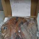 Drink Table, Small Round Side Table for Small Spaces, Modern Accent Round End Tables with Metal Leg, Thickened Wood Pedestal Coffee Tables for Living Room, Bedroom, Narrow Corners,Sofa Couch (Rustic Brown)