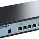 5 Port 10G Easy Web Managed Switch, 5X 10GBase-T Ports- Link Aggregation, QoS, VLAN, IGMP, 10Gb Switch for Network Management