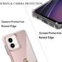 Unov Case Designed for Motorola Moto g Stylus 5G 2023, Crystal Clear Phone Case with [Anti-Slip Embossed Pattern], Shockproof Slim Protective [Anti-Yellowing TPU] Back Cover, Cactus Plants