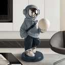 Astronaut Statue, Astronaut Sculpture, Home Decor Sculpture, Cool electroplated mask Decoration, Large Astronaut Ornament, 28.74 inches