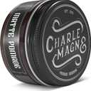 Charlemagne Matte Hair Pomade for Men  Medium Hold, 100 ml, Leather Scent  Water-Based Matte Pomade Styling Hair Cream for Men  Developed by Barbers, Made in Germany
