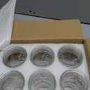 6 Pack Tiki Glasses, 18 OZ Clear Tiki Cocktail Cups, Exotic Tropical Shot Drink Mug, Old Fashioned Hawaiian Party Glasses, Mixed Drinking Tumbler for Tiki Bar, Lemonade, Ice Tea