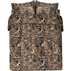 VISI-ONE Realtree Max-5 Camo Full 3 Piece Comforter Set  All-Season Lightweight Microfiber Bedding, Farmhouse Rustic Dcor, Unisex Style for Mancave, Cabin, Lodge, Ranch, Farmhouse & Modern Living