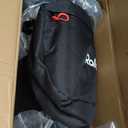 Rollator Walkers for Seniors with Seat, Lightweight Ultra-Compact Travel Rolling Walker, 350lbs Capacity, Heavy-Duty Extra-Wide Seat, Easy Folding, Height Adjustable for Tall Over 6ft, 8" Big Wheels (Black)