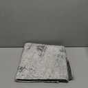 jinchan Round Rug 4ft Modern Area Rug 4' Round Circle Mat Washable Abstract Distressed Floor Cover Grey Multi Print Contemporary Non-Slip Overdyed Thin Carpet for Entryway Kitchen Living Room