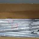 30 Pack Clear Umbrella Wedding, Auto Open Transparent Stick Umbrella with White J Hook Handle, Windproof Waterproof Large Canopy Umbrella for Bride Groom Photography Golf Outdoor Events