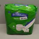 FitRight Ultra Adult Diapers, Disposable Incontinence Briefs, Leak-Proof Diaper, Absorbent Briefs For Men and Women, Maximum Protection, Medium, 32  44 in, 20 briefs per bag