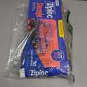 Ziploc Gallon Food Storage Bags, Stand-Up Bottom, Easy to Fill, 81 Count