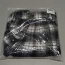 GRAJTCIN Scottish Tartan Kilt for Men Traditional Highland Utility Kilts (Small, Black)