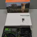 Wireless Dog Fence for 2 Dogs - Electric Dog Fence Wireless, Perimeter Dog Collar with Adjustable Radius up to 656 ft in Open Areas, Outdoor Use, Waterproof, Rechargeable (Olive Green - for 2 Dogs) (Medium - Extra Large)