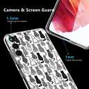 Compatible with Samsung Galaxy S22 Case, Funny Cute Cat Soft TPU Fashion Cool Slim Shockproof Protective Phone Cases for Women Girls