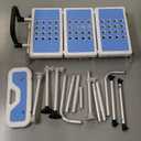 Heavy Duty Width Adjustable Bath Tub Transfer Shower Bench for Inside Tub Extended Shower Chair with Adjustable Height and Reversible Backrest Handicap Bath Seat for Elderly and Disabled