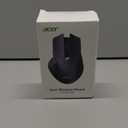 acer Wireless Mouse for Laptop, 2.4GHz Computer Mouse 3 Adjustable DPI Office Cordless USB Mice with USBA Receiver, 6 Buttons, 1600 DPI, Medium to Large Sized Hands Compatible with PC, Laptop, Desktop (Black)