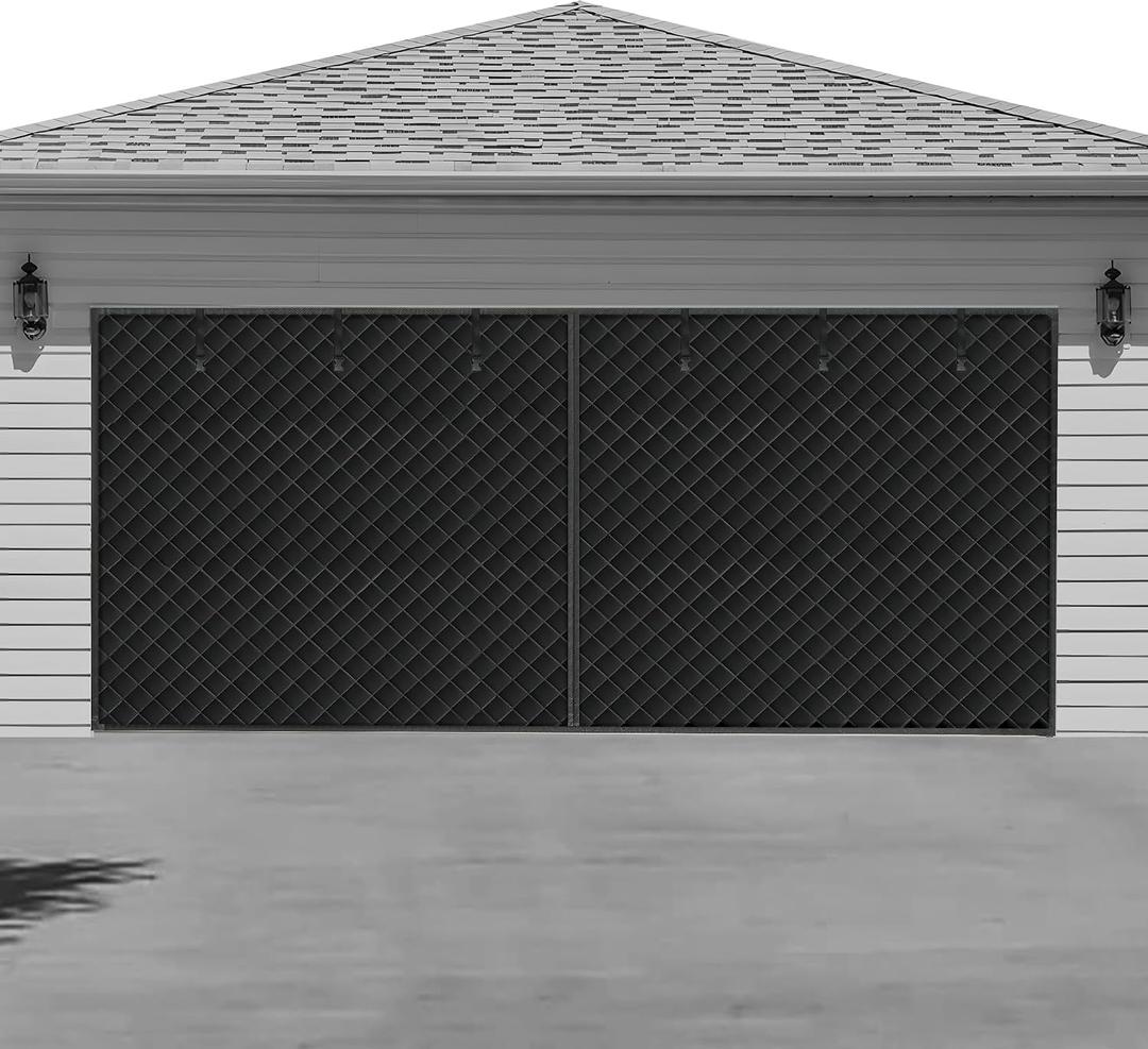 Garage Door Screen for WinterGarage Door Insulation Kit for Magnetic Thermal Insulated Door Curtain, Garage Insulated Door Curtain Weatherproof, Windproof, Soundproof (10 * 10Ft)