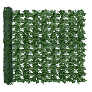 Artificial Ivy Privacy Fence Wall Screen,40X120 in UV-Anti Faux Greenery Backdrop Ivy Vine Leaf Hedges Fence Panels for Patio, Balcony, Garden, Backyard Indoor Outdoor Green Wall Decor