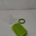 Dexas MudBuster Portable Pet Cleaning Kit with Dog Paw Washer, Pet Bathing Brush, Microfiber Towel, Medium, Green (Medium MudBuster Set, Green)