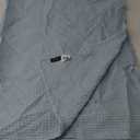 PHF 100% Cotton Waffle Weave Blanket King Size for Bed,Snag Proof Lightweight Breathable Throw for Couch,Great for Layering in Cold Weather,Machine Washable,Home Decor Gift-Sky Blue/Baby Blue (King(104" x 90"))