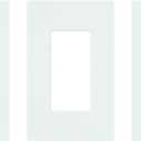 Lutron Claro Light Switch Cover Plate, 1 Gang Wallplate, for Decorator Light Switches, Rocker Light Switch Cover, Outlet Cover, Screwless Switch Plate Cover, Gloss, CW-1-WH-3, White, Pack of 3 