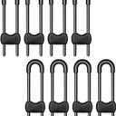 Cabinet Locks for Babies,Child Proof Cabinet Locks,8 Pack U-Shaped Baby Proofing Cabinets,Child Locks for Cabinets and Drawers,Child Safety Cabinet Locks with Adjustable (Black)